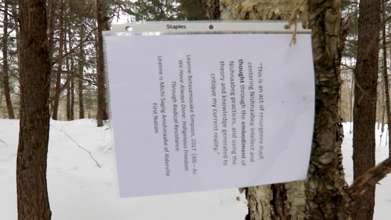 INDG 4606 Indigenous Mobilization and Resistance: In February 2023, the class organized a scavenger hunt and campfire on the trails to celebrate Indigenous mobilization and resistance in relation to wellbeing, knowledge and place.