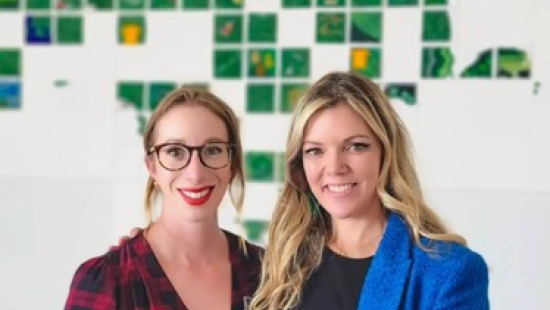 Laurel Muldoon with Dr. Kirsten Greer