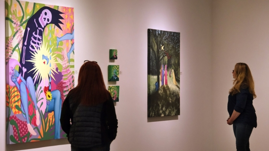 Artwork exhibitions in North Bay during Homecoming weekend