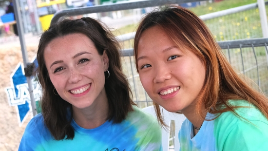 Nipissing students and staff volunteering during Homecoming weekend