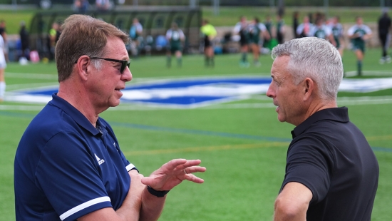 Chancellor Dr. Scott Russell and President Dr. Kevin Wamsley