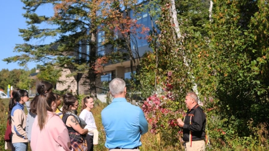 Medicine walk during NU Homecoming 2025