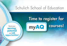 Time to register for Spring/Summer 2022 AQ/ABQ courses