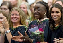 crowd of BSc grads