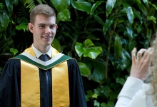 Criminal Justice grad at the Living Wall