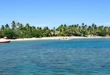 Fiji beach and water