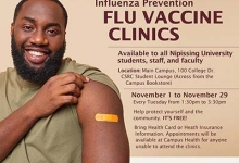 Flu Vaccine Clinic poster
