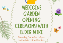 Medicine Garden Opening Ceremony Poster