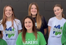 Jr. Lakers Softball Group Picture