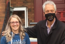 Maggie Daniel and Chamber President Peter Chirico
