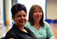 Crystal Pigeau and Jane Hughes