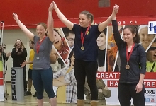 Jenni Sundin on podium