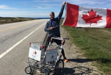 Joe Roberts on cross-Canada trek, The Push for Change