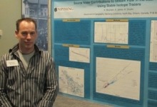 MESc Nathan Mountain with poster