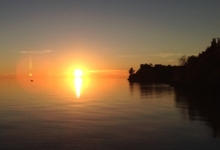 Lake Nipissing sunset