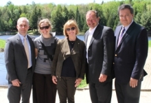 Officials at Trails media event