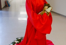 Red Dress art installation