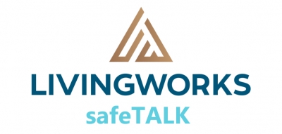 logo for livingworks safetalk