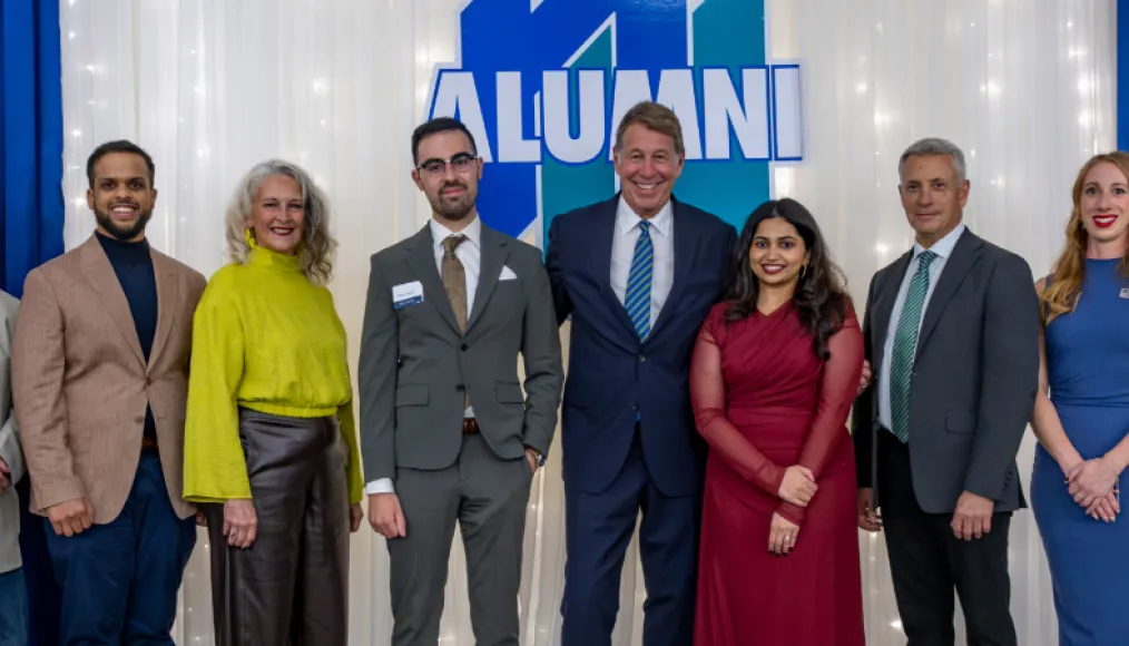 Group photo at the 2026 Alumni Awards