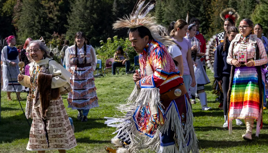Dancers at the 21st Annual Welcome Pow Wow