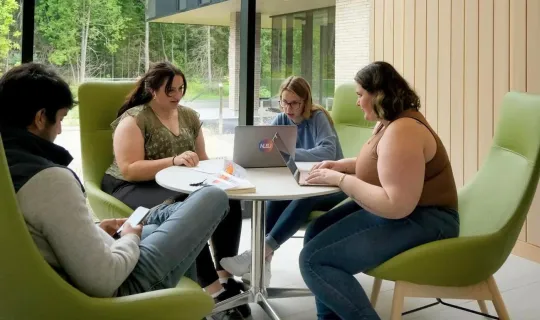 Students Researching at NUSU Centre