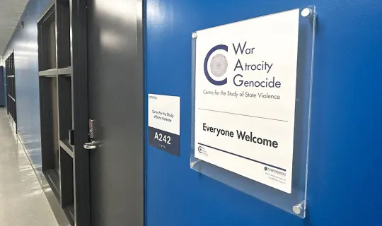 A photo of Centre for the Study of State Violence front door