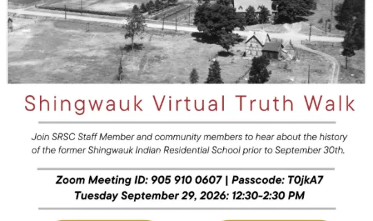 Shingwauk Virtual Truth Walk Poster