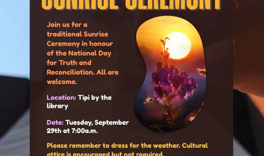 Sunrise Ceremony Poster
