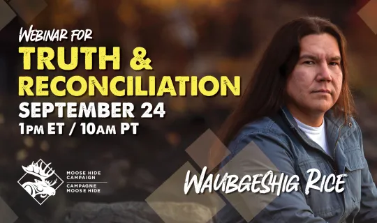 Webinar on Truth & Reconciliation banner