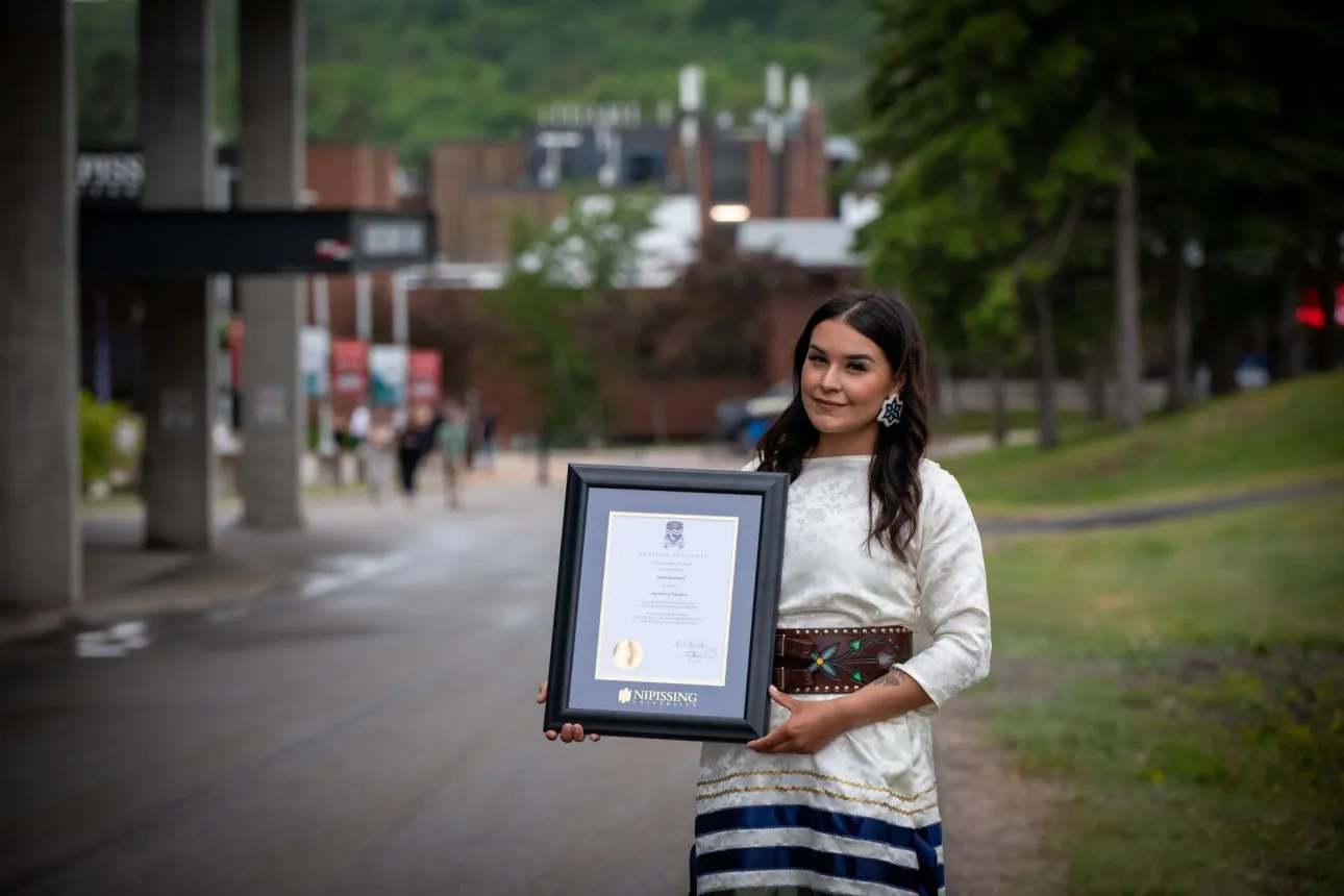 Indigenous Student at Convocation
