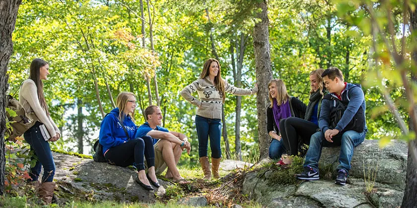 Students on Campus