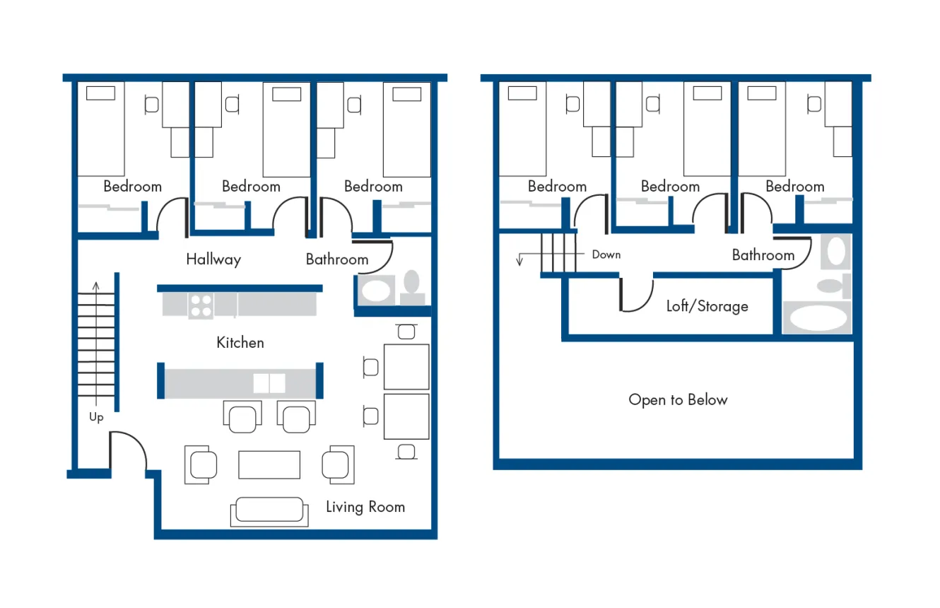 Residence Floor Plan Townhouse