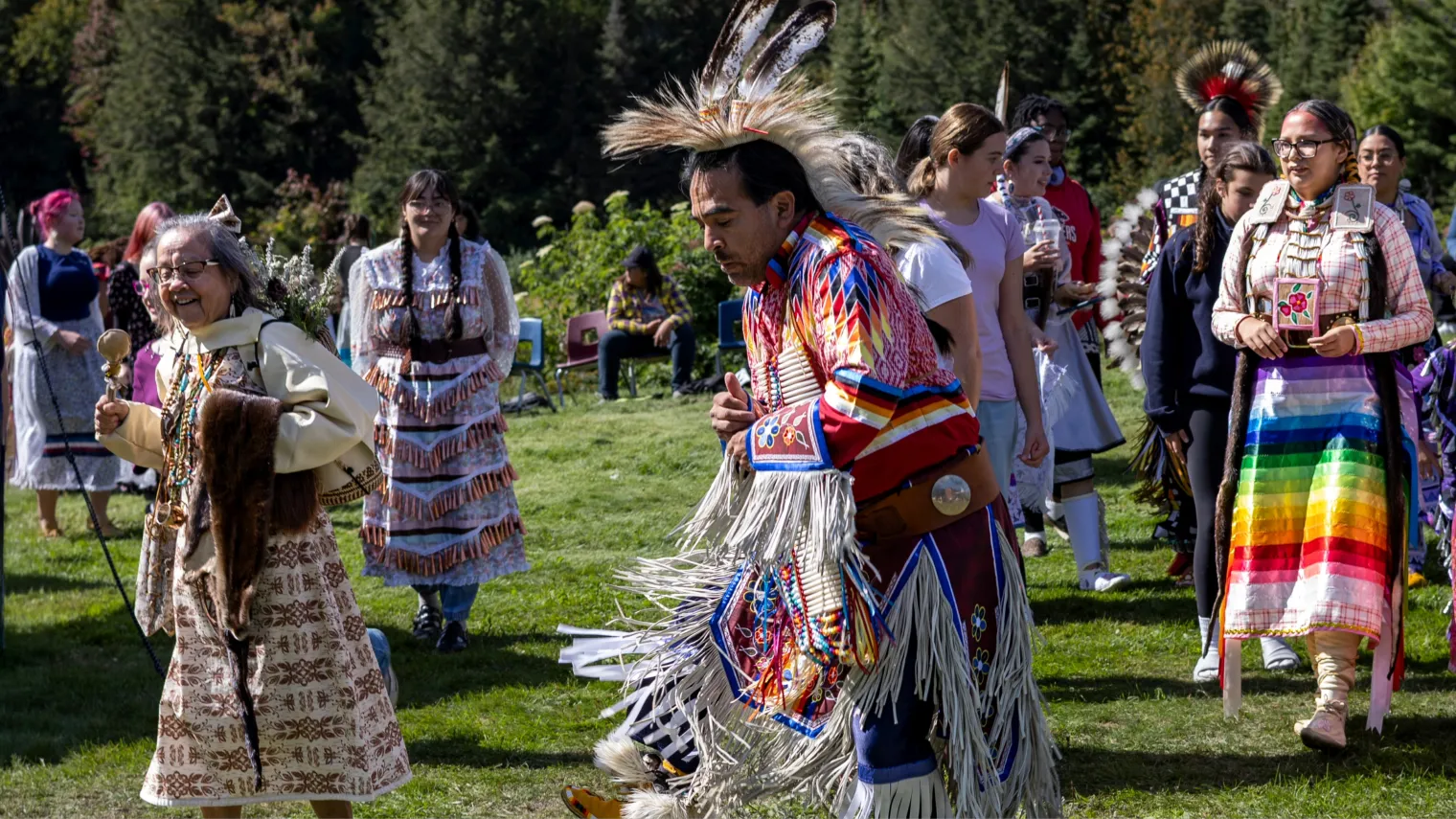 Dancers at the 21st Annual Welcome Pow Wow