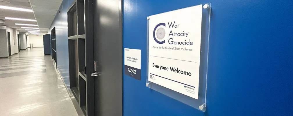 A photo of Centre for the Study of State Violence front door
