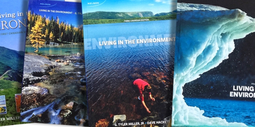 environmental textbooks published by Dr. Dave Hackett