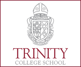 Full color school logo on white background