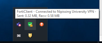 Connecting to the Nipissing VPN