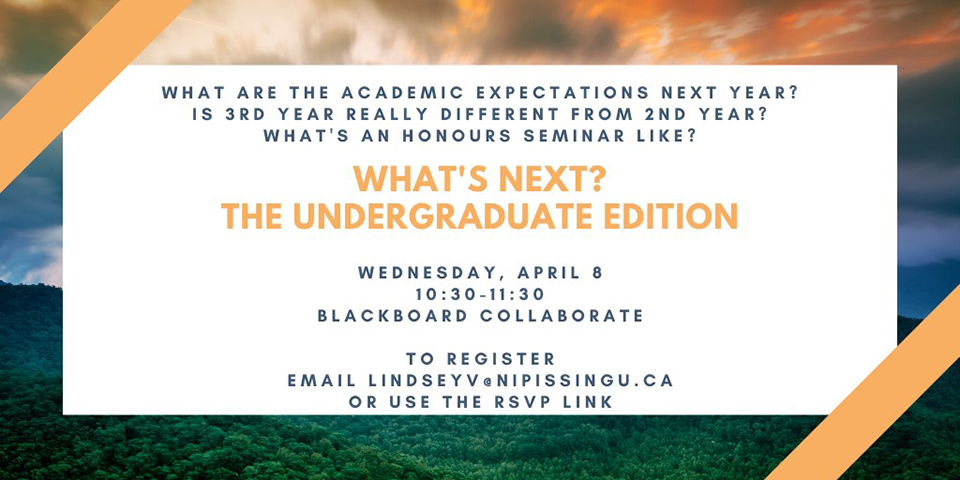 What's Next? The Undergraduate Edition