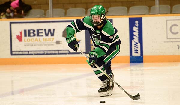 Women's Hockey action